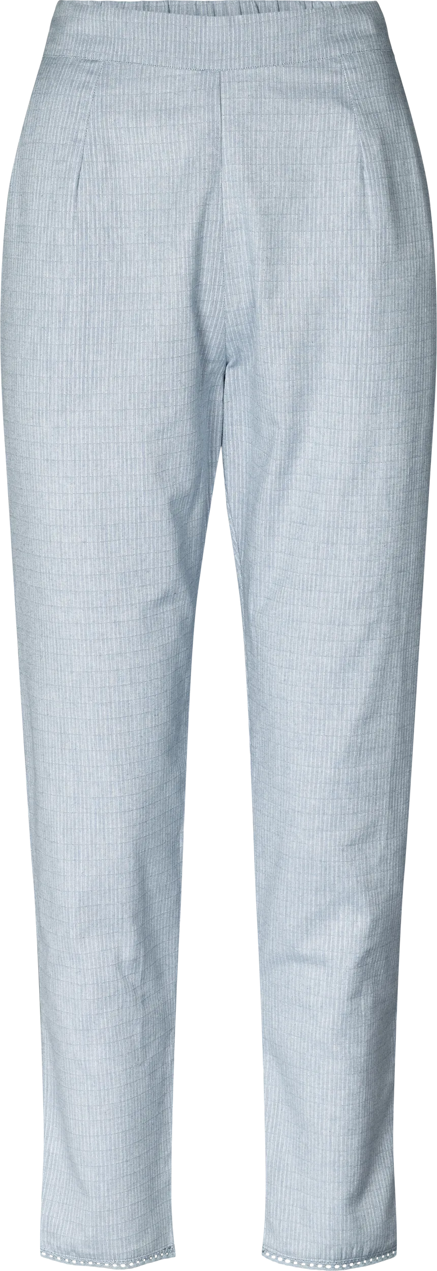 Margit Pant Cotton Texture - Dove Feather