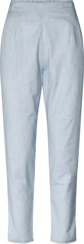 Margit Pant Cotton Texture - Dove Feather