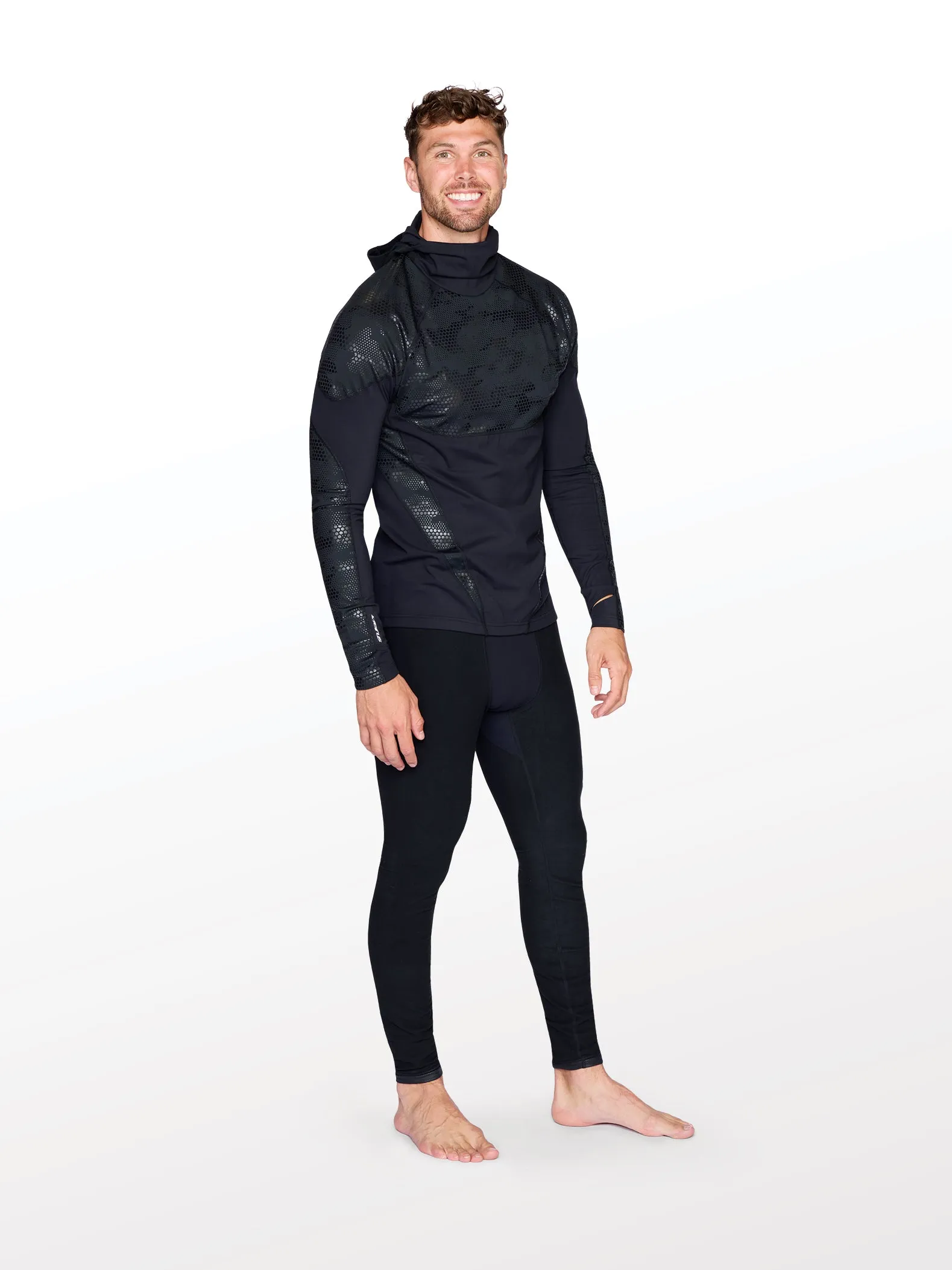 Mens Heatwave™ Performance Base Layer Quick Hoodie Top