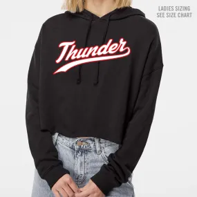 MH Thunder Ladies Cropped Premium Hoodie (THT004-AFX64CRP)