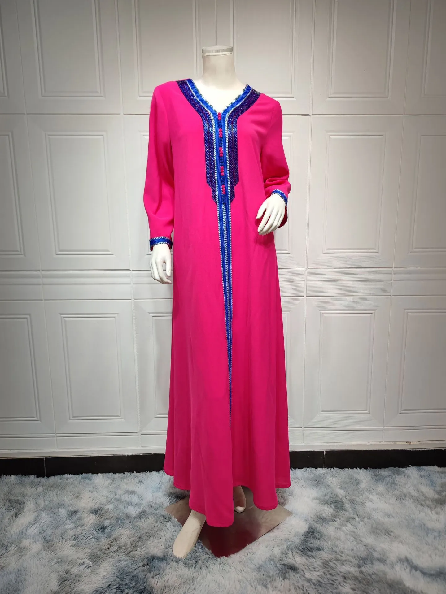 Middle East Arab Robe Dress Set Dress Delivery Belt