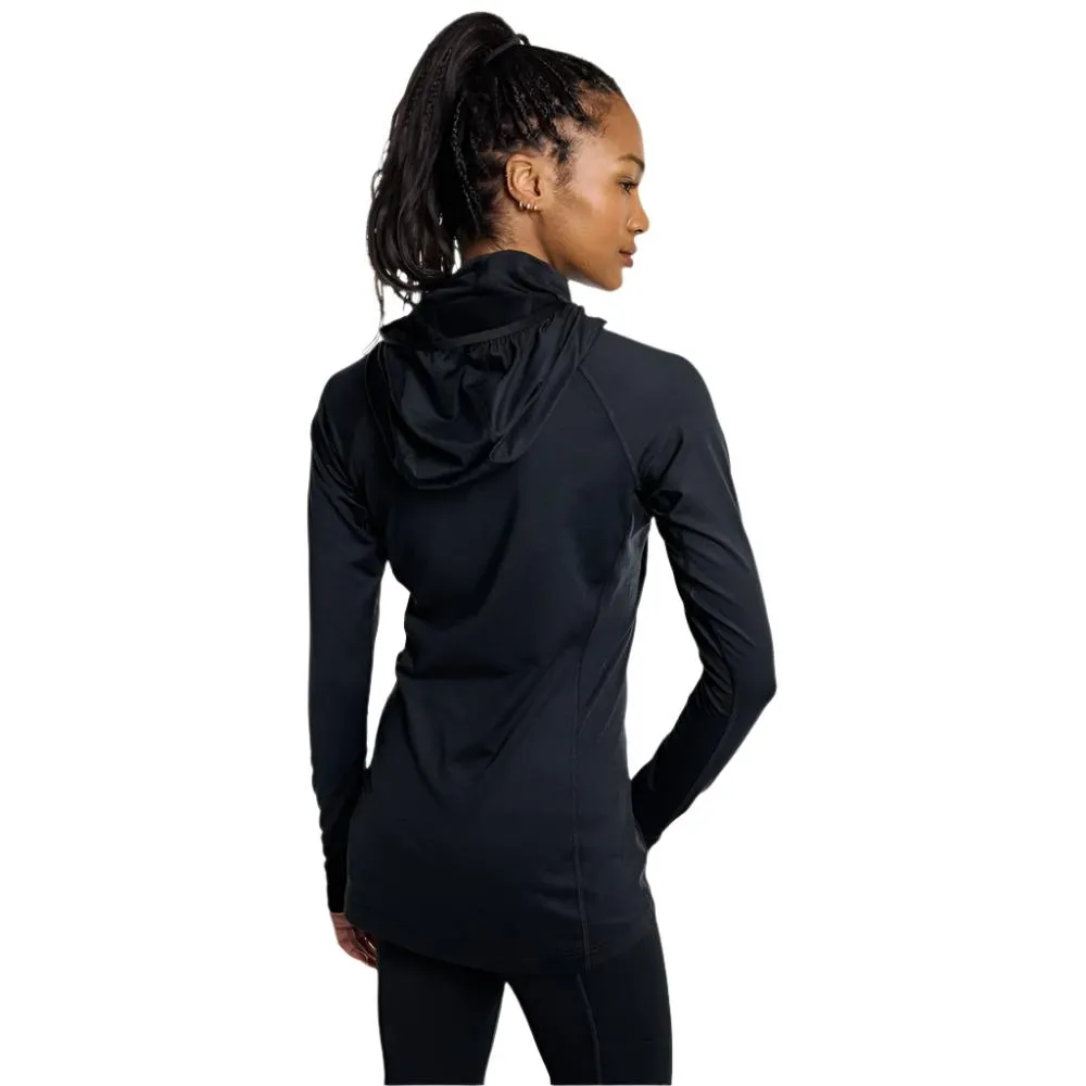 Midweight X Long Neck Thermal Hoodie - Womens