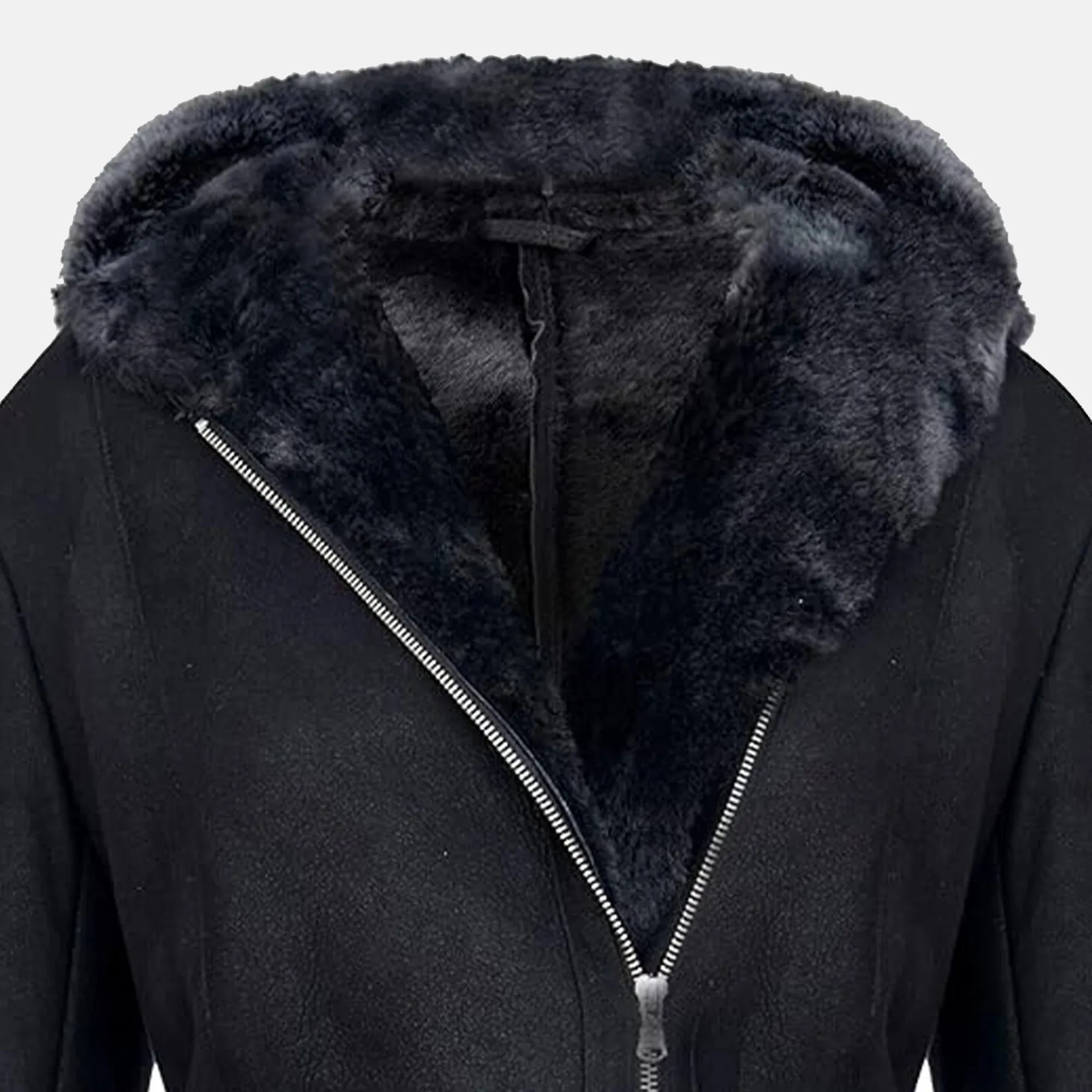 Milano Moxie Leather Shearling Coat