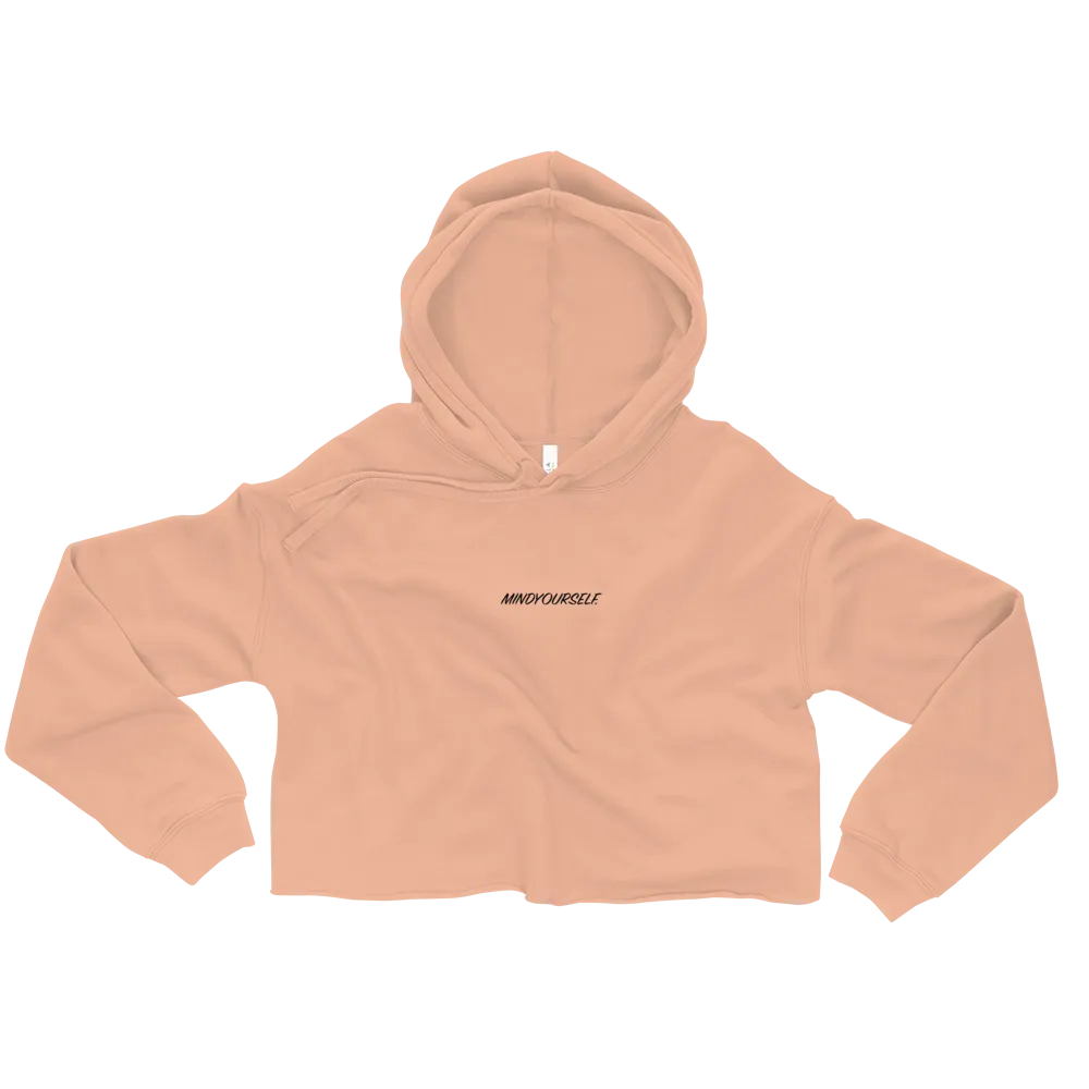 MindYourself. Women's Cropped Hoodie