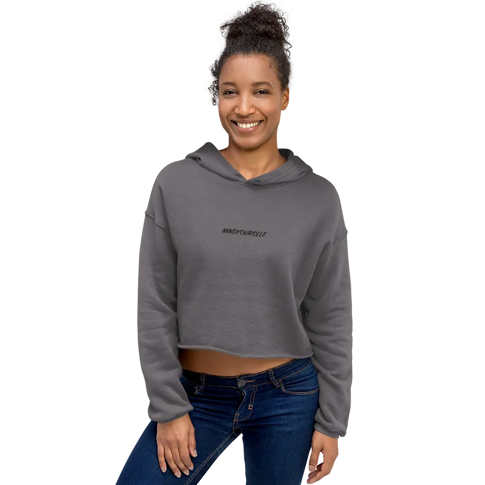 MindYourself. Women's Cropped Hoodie