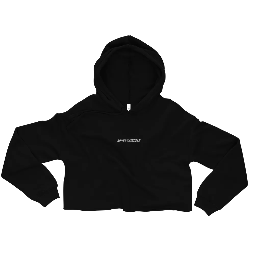 MindYourself. Women's Cropped Hoodie