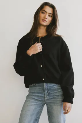 Molly Bomber Jacket in Black