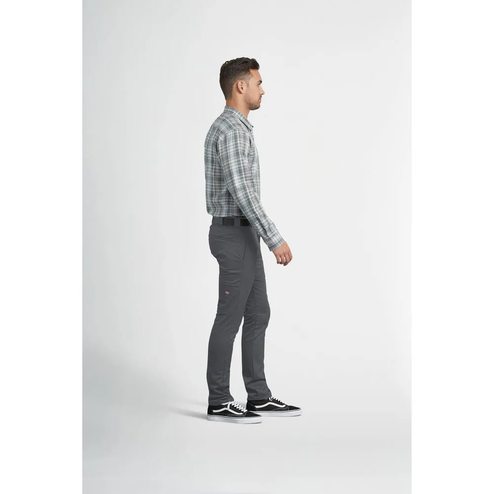 NEW - Dickies Men's FLEX Skinny Straight Fit Work Pants - Charcoal 34x30