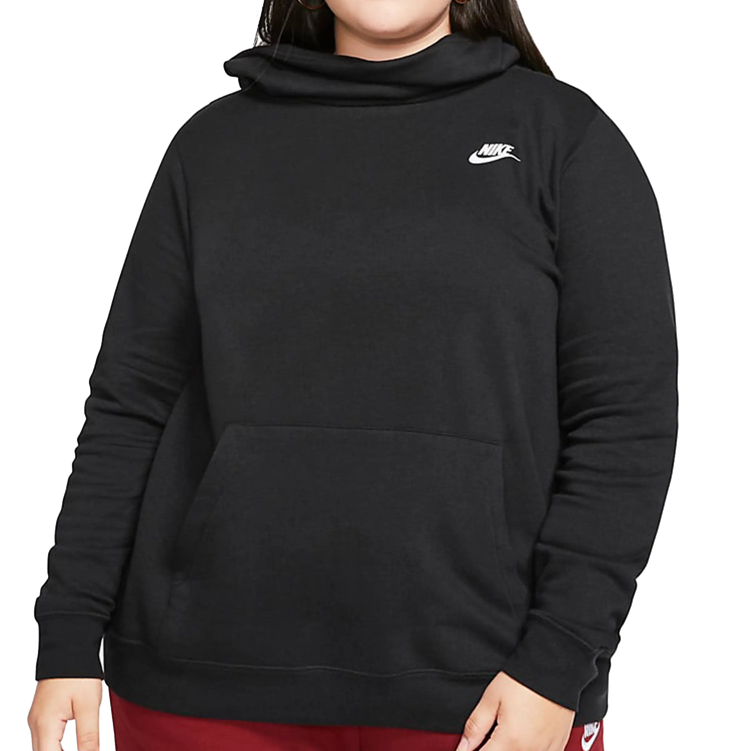 Nike Women's Fleece Funnel-Neck Hoodie (Plus Size) - Clearance