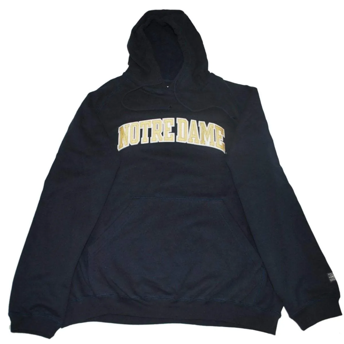 Notre Dame Fighting Irish Antigua Navy Embroidered Sweatshirt Hoodie (L)