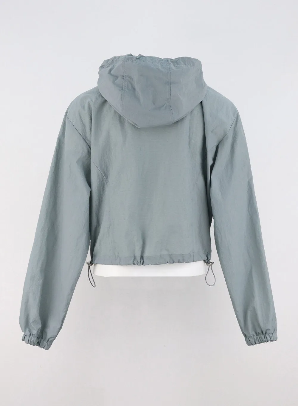 Nylon Long Sleeve Hooded Jacket CS327