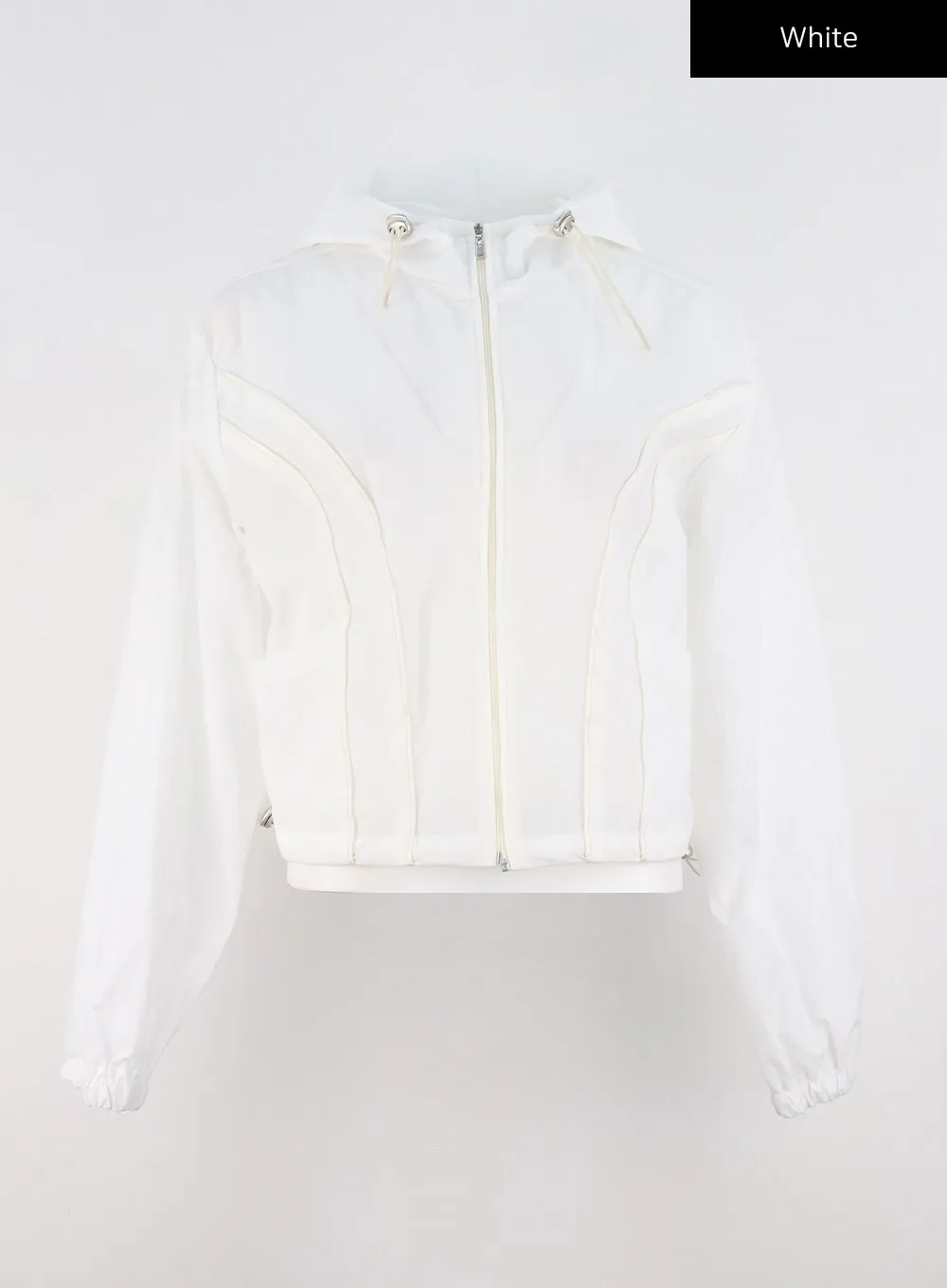 Nylon Long Sleeve Hooded Jacket CS327