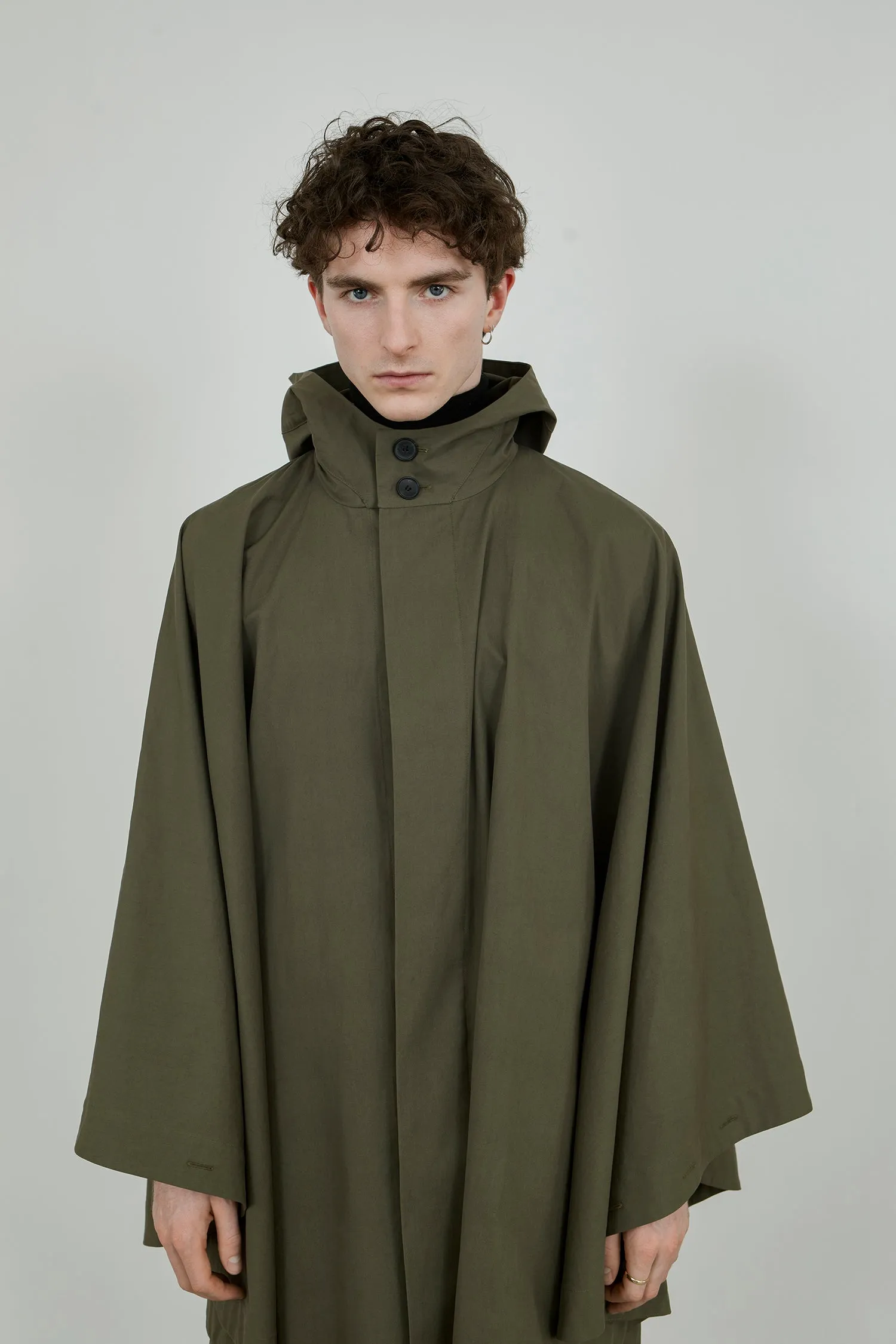 Odin poncho | Forest - Water repellent organic cotton