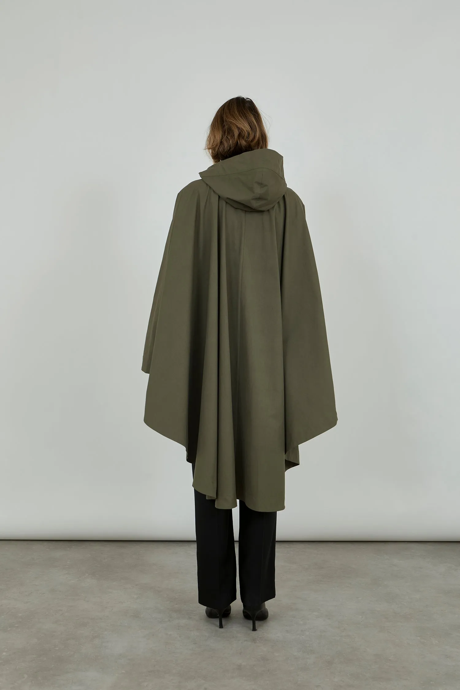 Odin poncho | Forest - Water repellent organic cotton