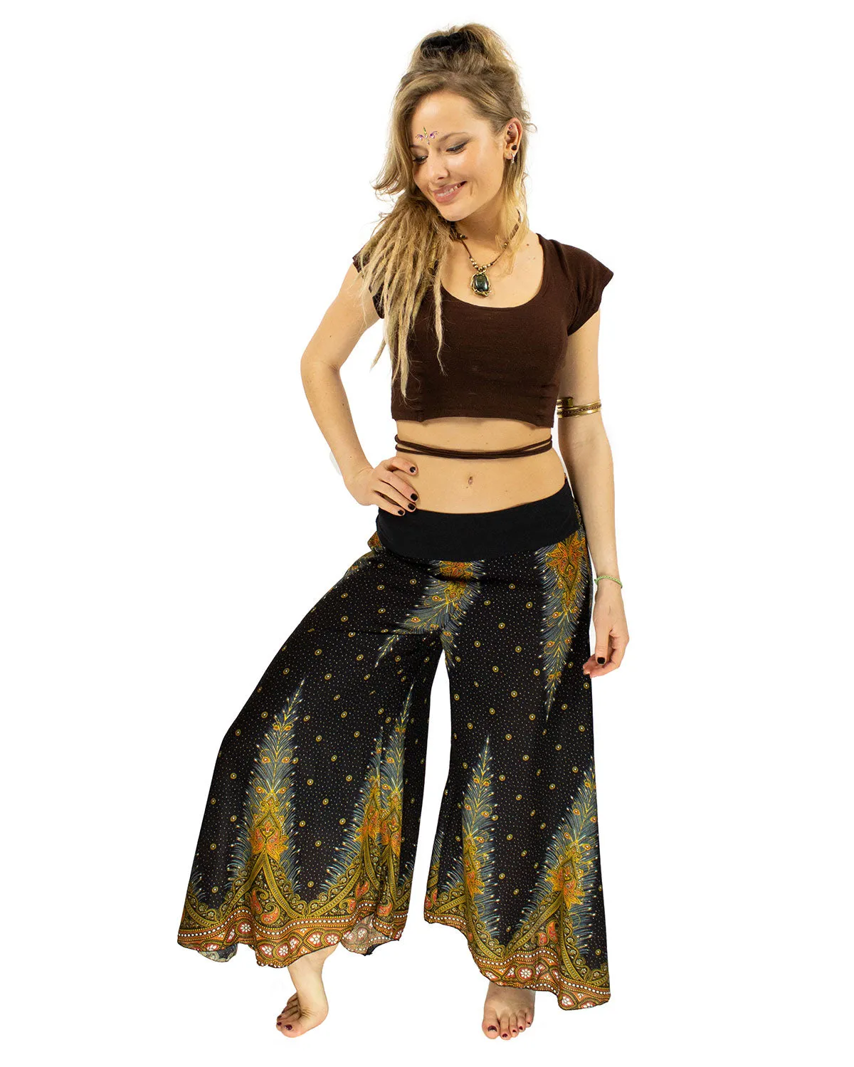 Palazzo Harem Pants Black