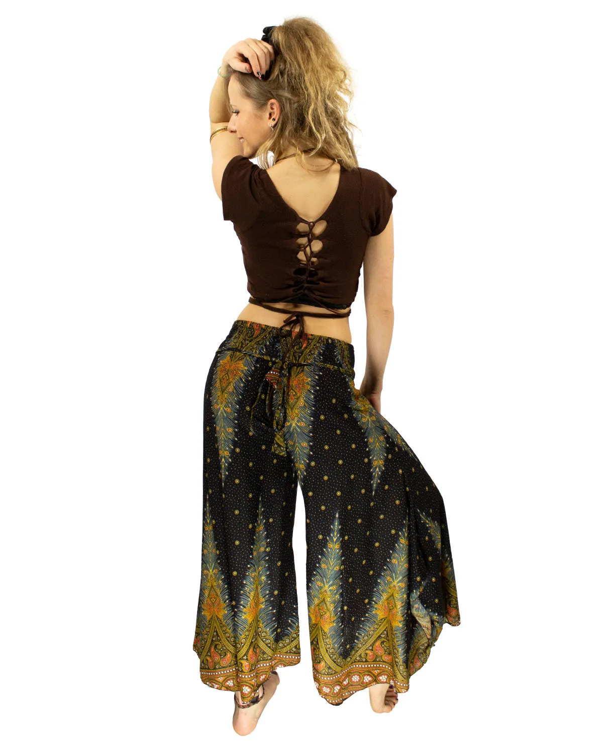 Palazzo Harem Pants Black