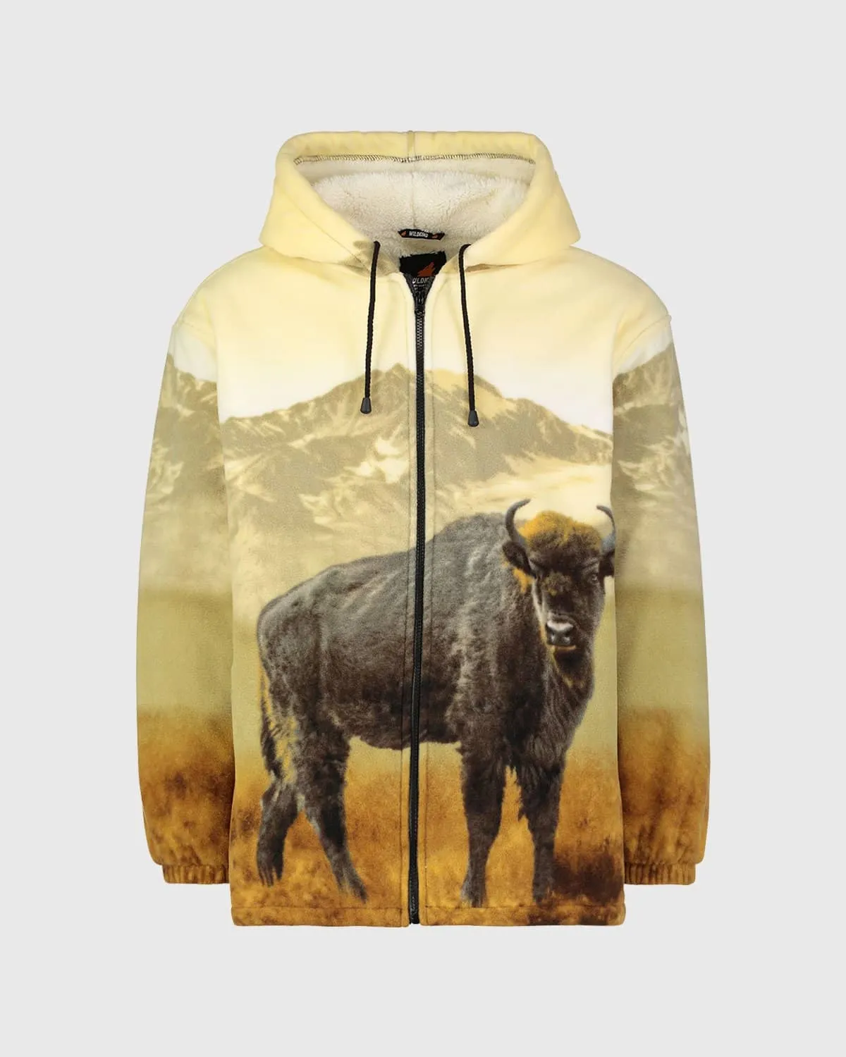 Plush Sherpa Full-Zip Animal Hoodie