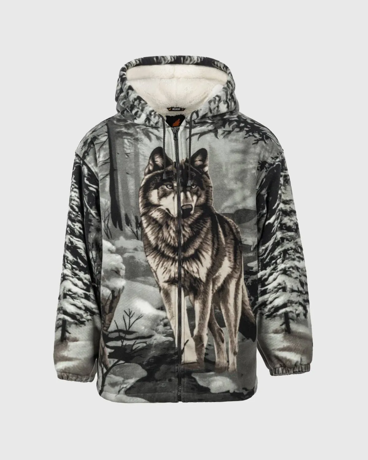 Plush Sherpa Full-Zip Animal Hoodie