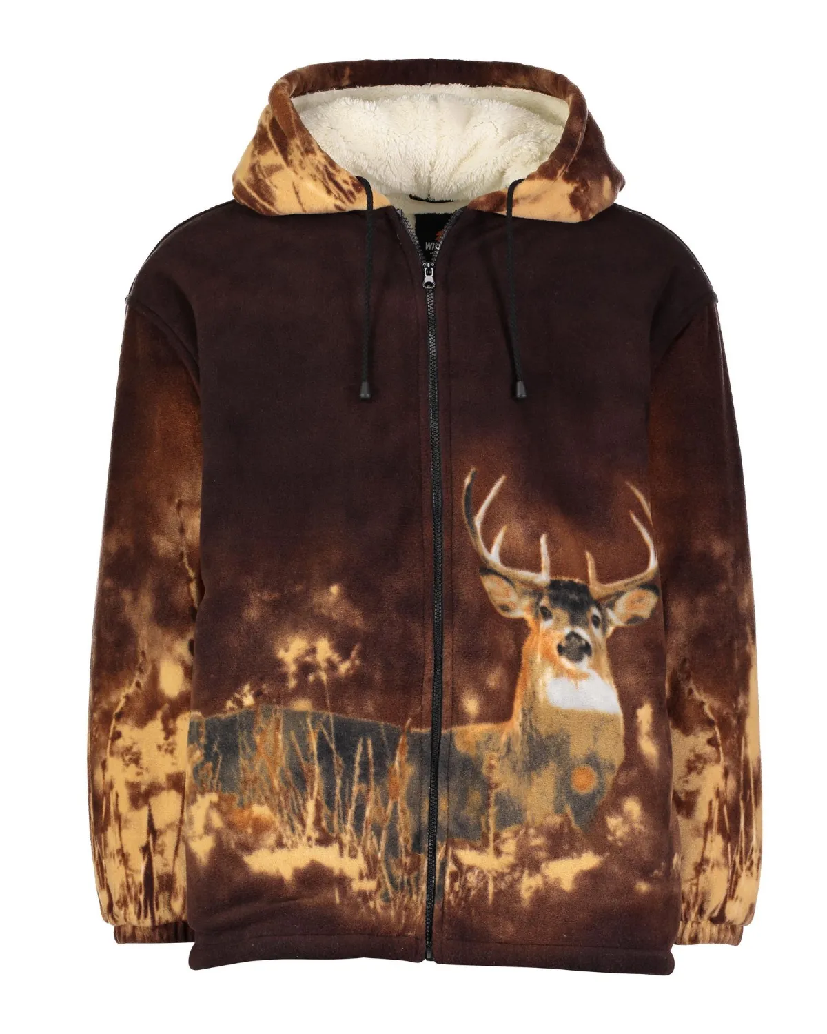 Plush Sherpa Full-Zip Animal Hoodie