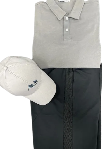 Polo T-Shirt, Bermuda Short and Hat Set (3-Piece)