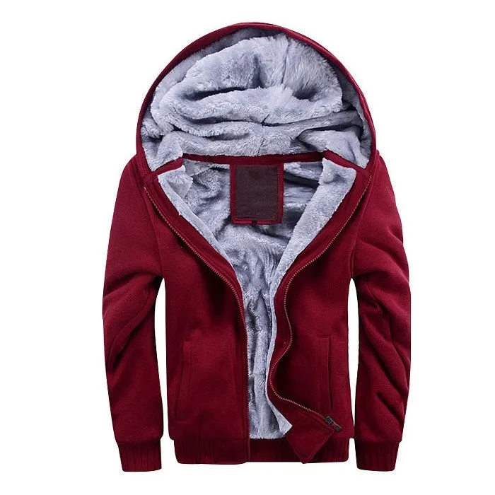 Pologize™ Warm Fleece Zip Up Hoodie