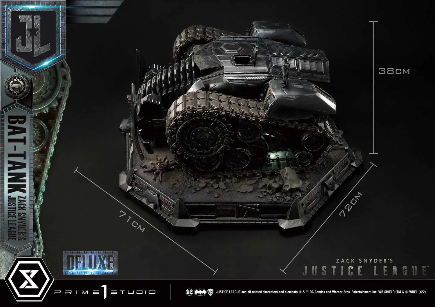 PRE-ORDER: Prime 1 Studio Museum Diorama Justice League (Film) Bat-Tank Zack Snyder's Justice League Deluxe Version Statue