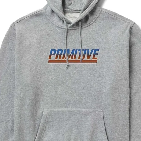 PRIMITIVE Versus Graphic Hood - Heather Grey