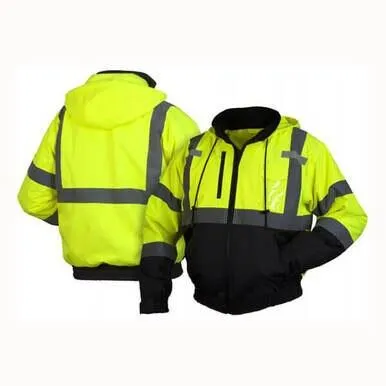 Pyramex RJ31 Hi-Vis Lime Bomber Jacket