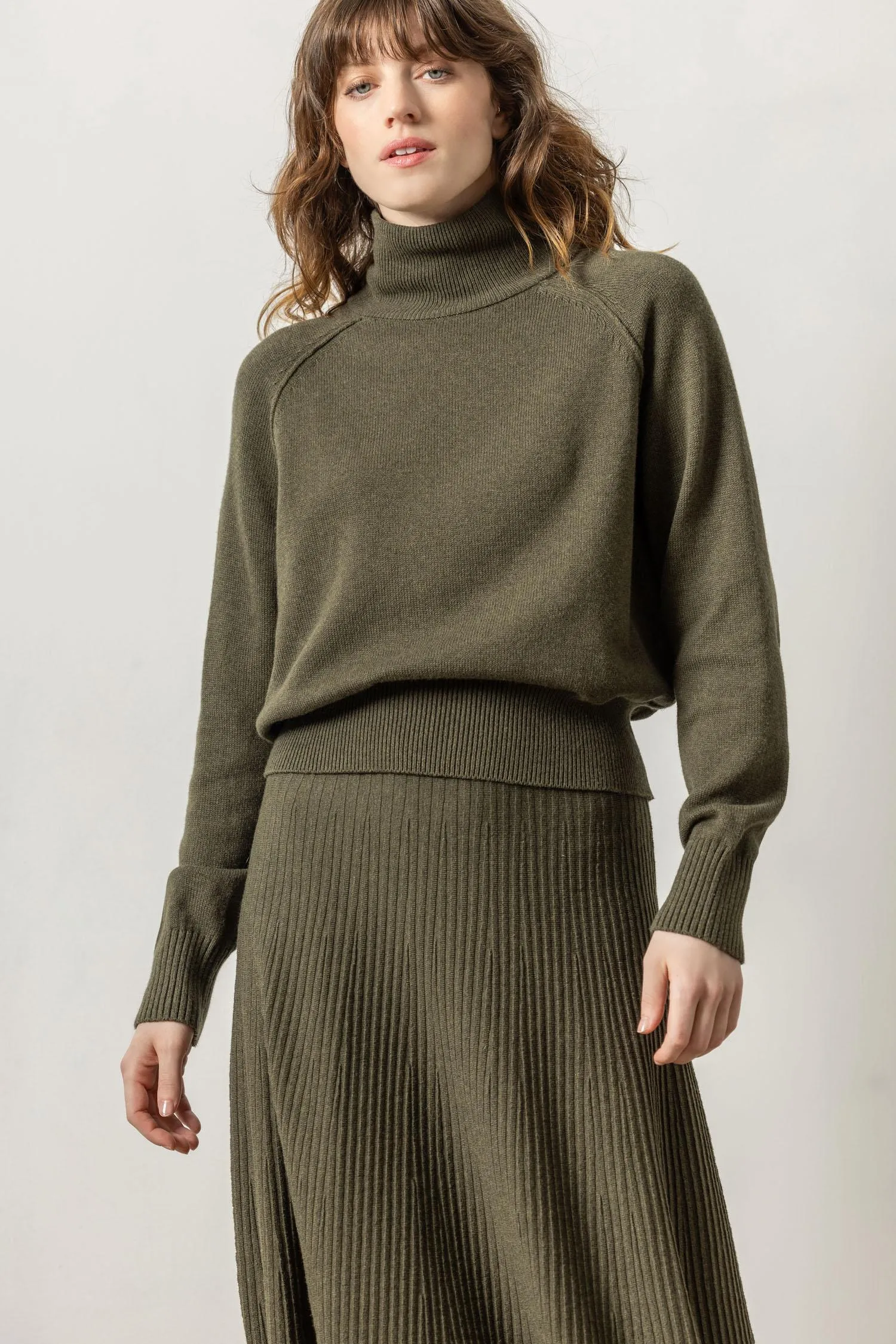 Raglan Turtleneck Sweater