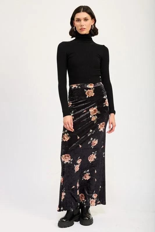 REVE HIGH WAIST MAXI PENCIL SKIRT