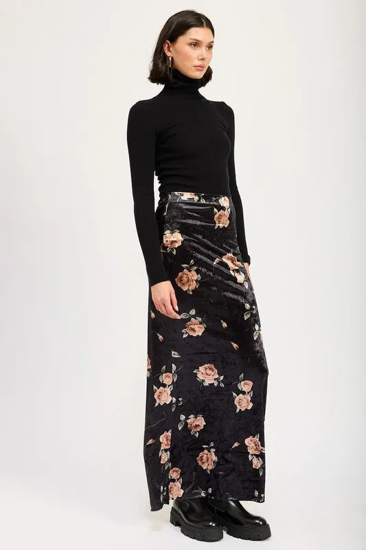 REVE HIGH WAIST MAXI PENCIL SKIRT