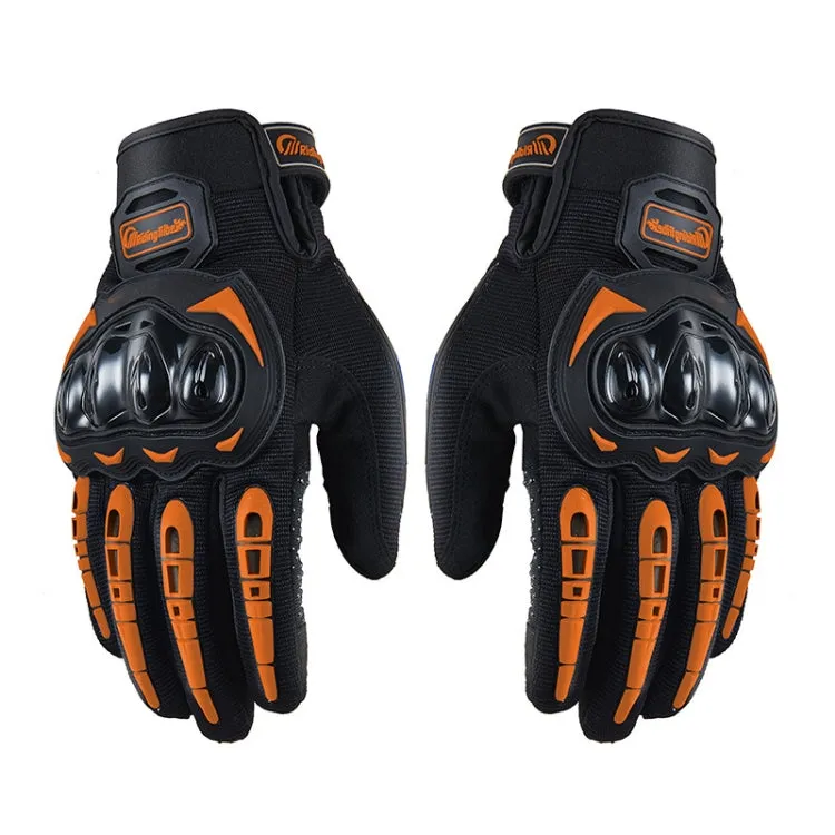 Riding Tribe MCS-17 Motorcycle Gloves Touch Screen Outdoor Riding Gloves, Size: M(Orange)