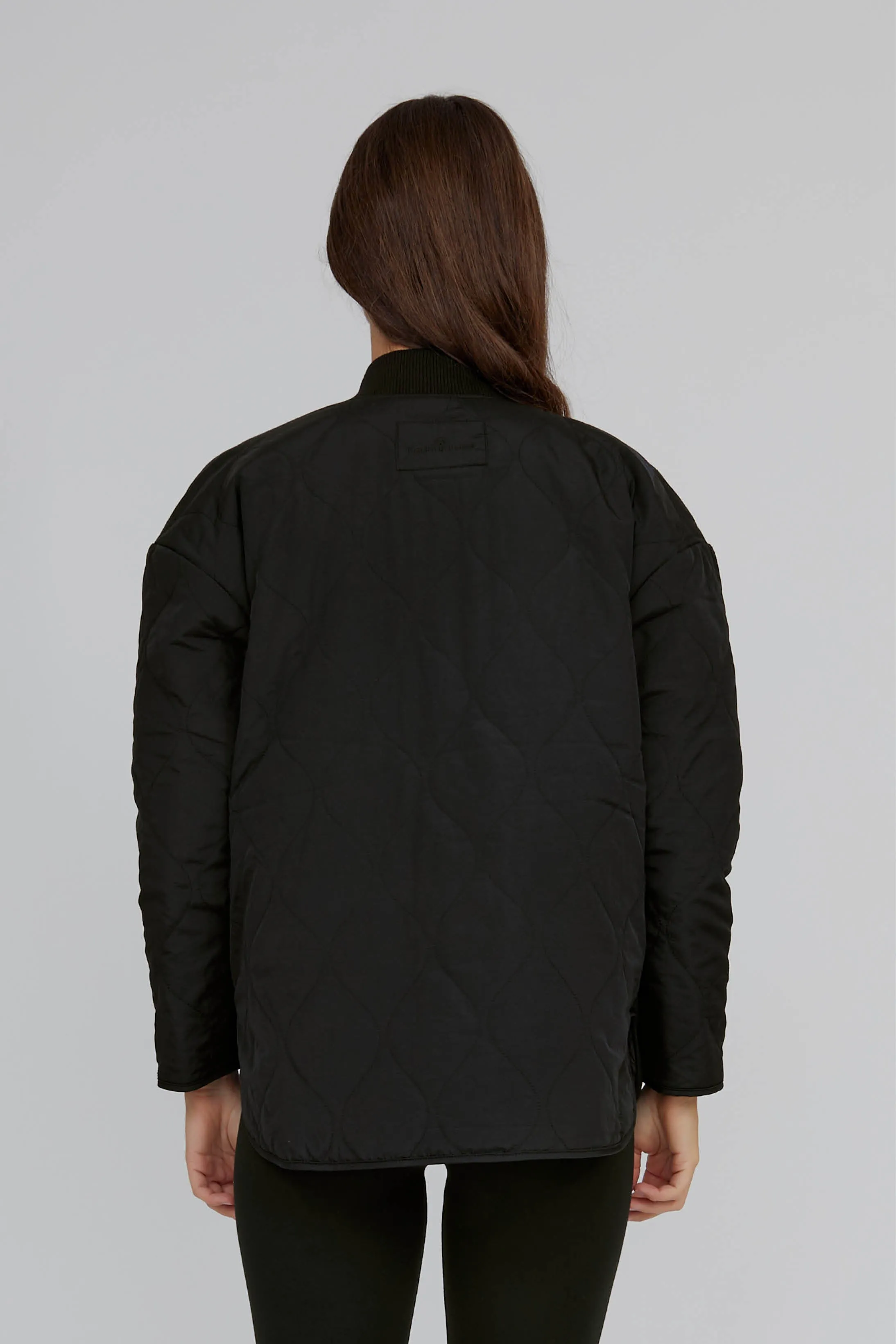 Ruby Loose Jacket - Black / Folkstone grey