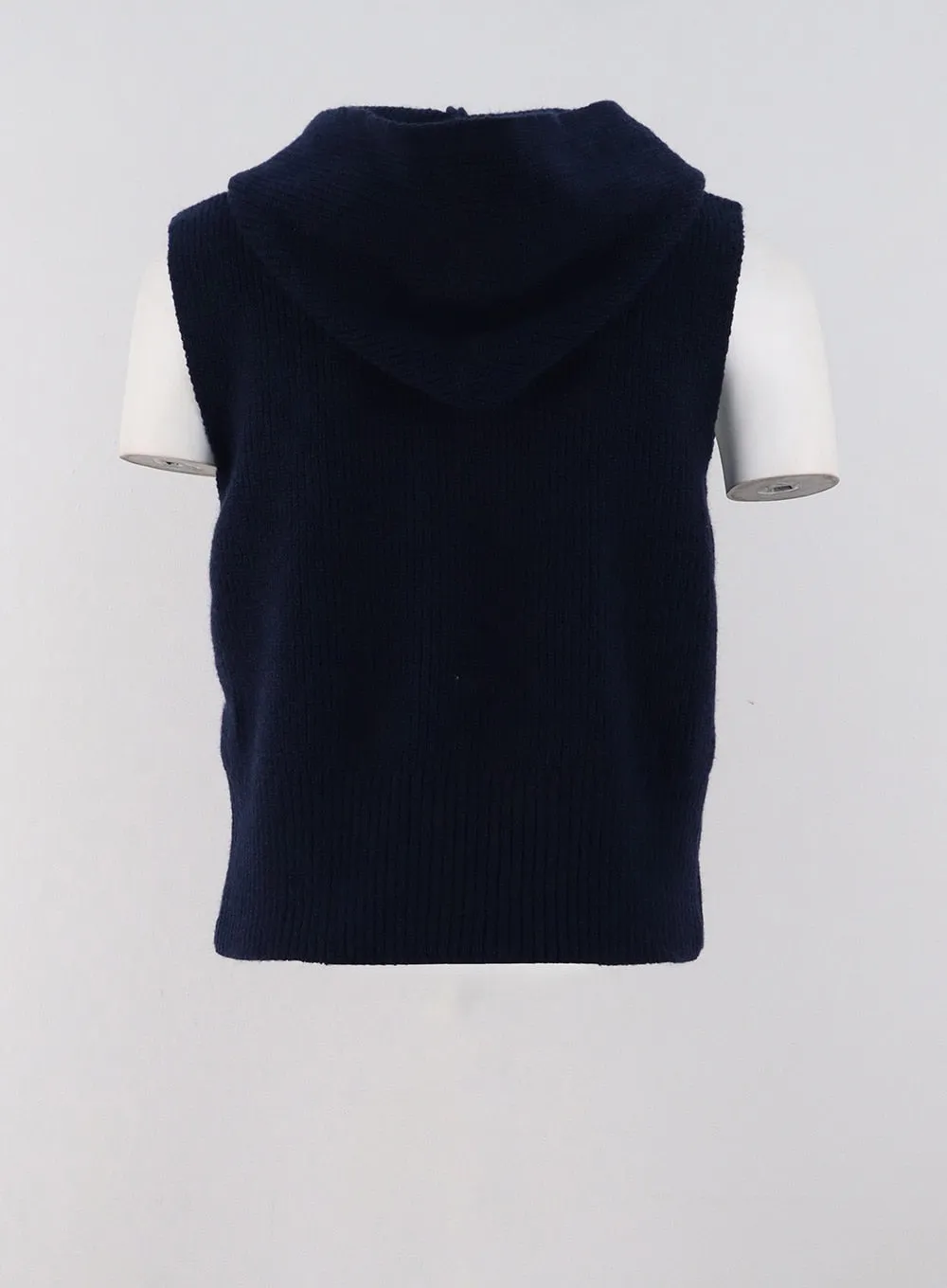 Sleeveless Zip-Up Hooded Vest OG318