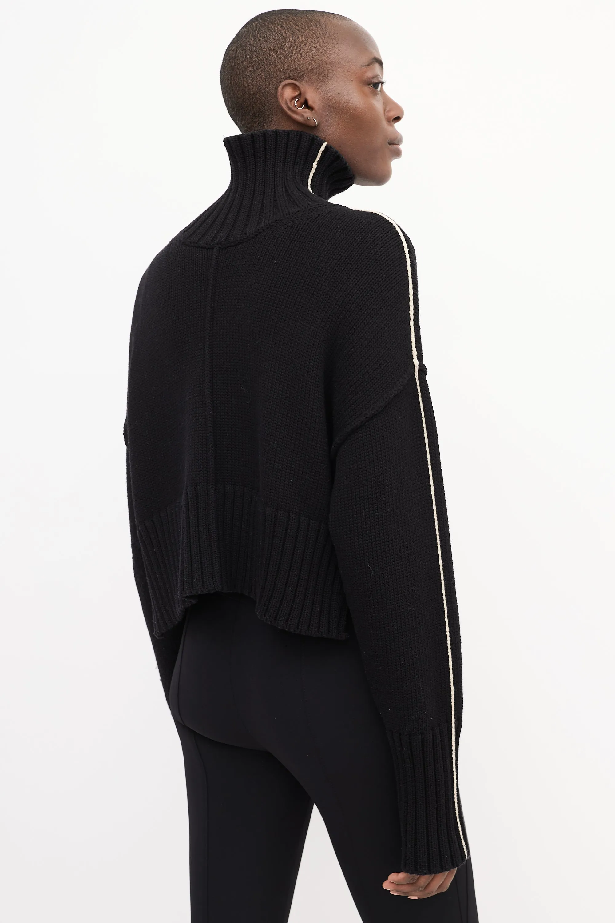 SS 2021 Black Turtleneck Sweater