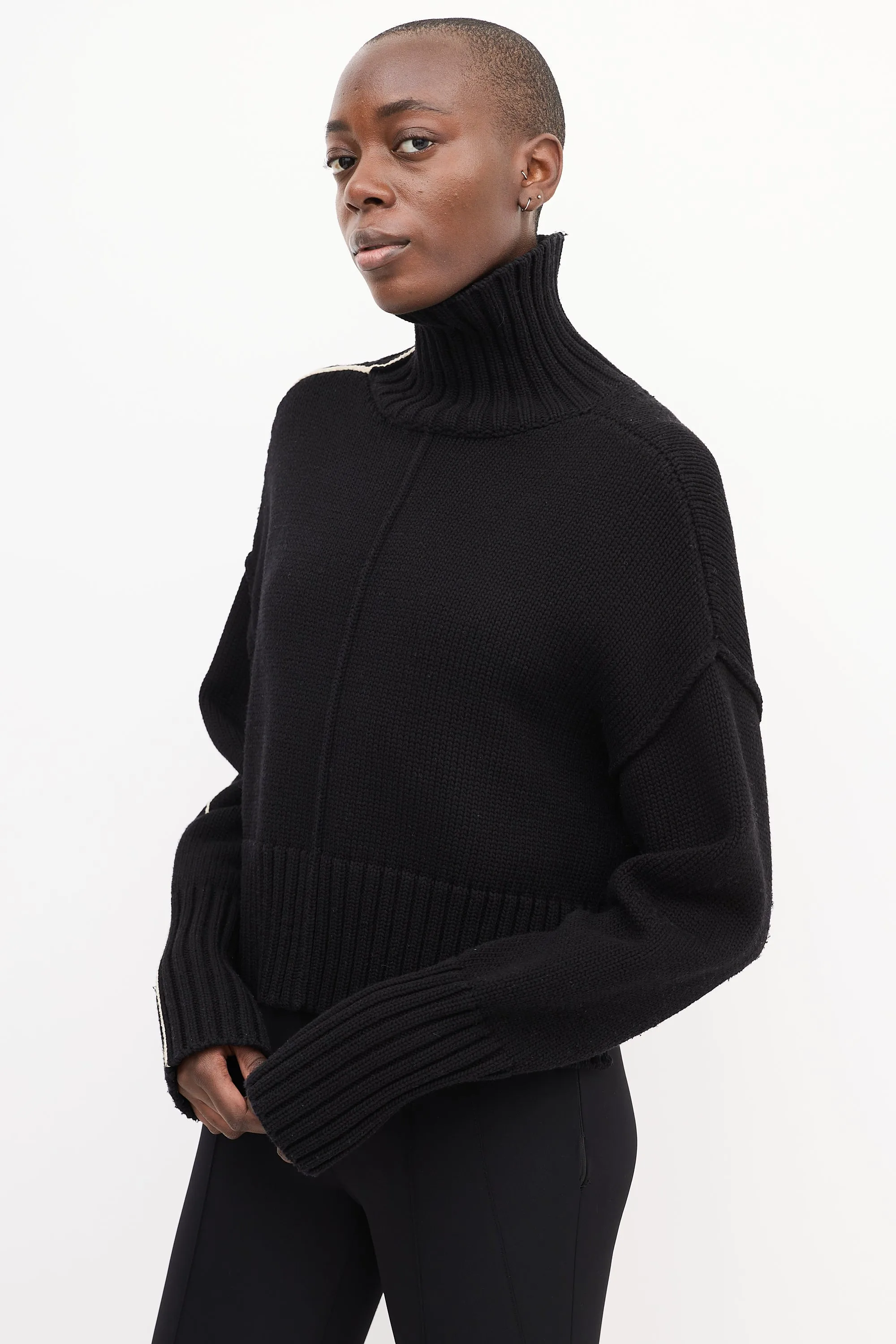 SS 2021 Black Turtleneck Sweater