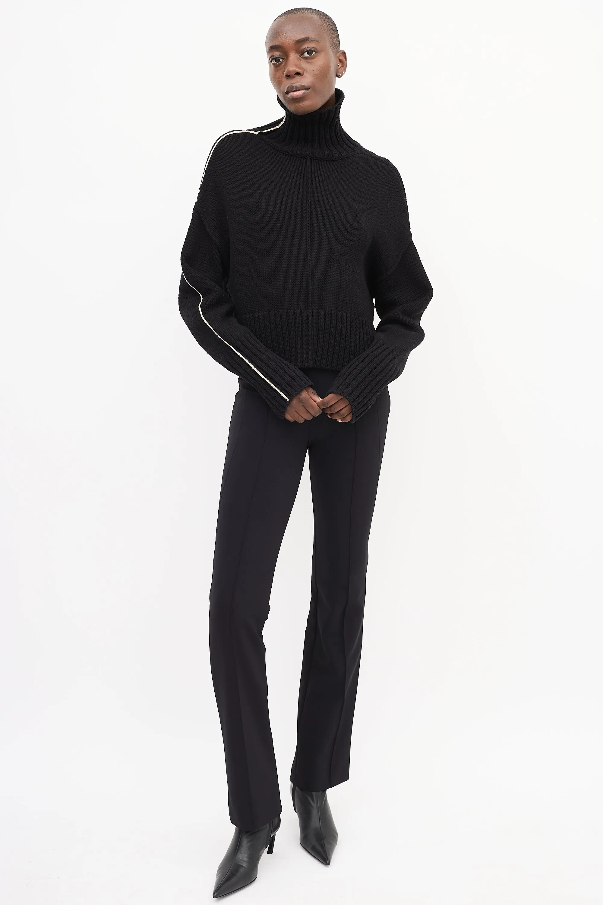 SS 2021 Black Turtleneck Sweater