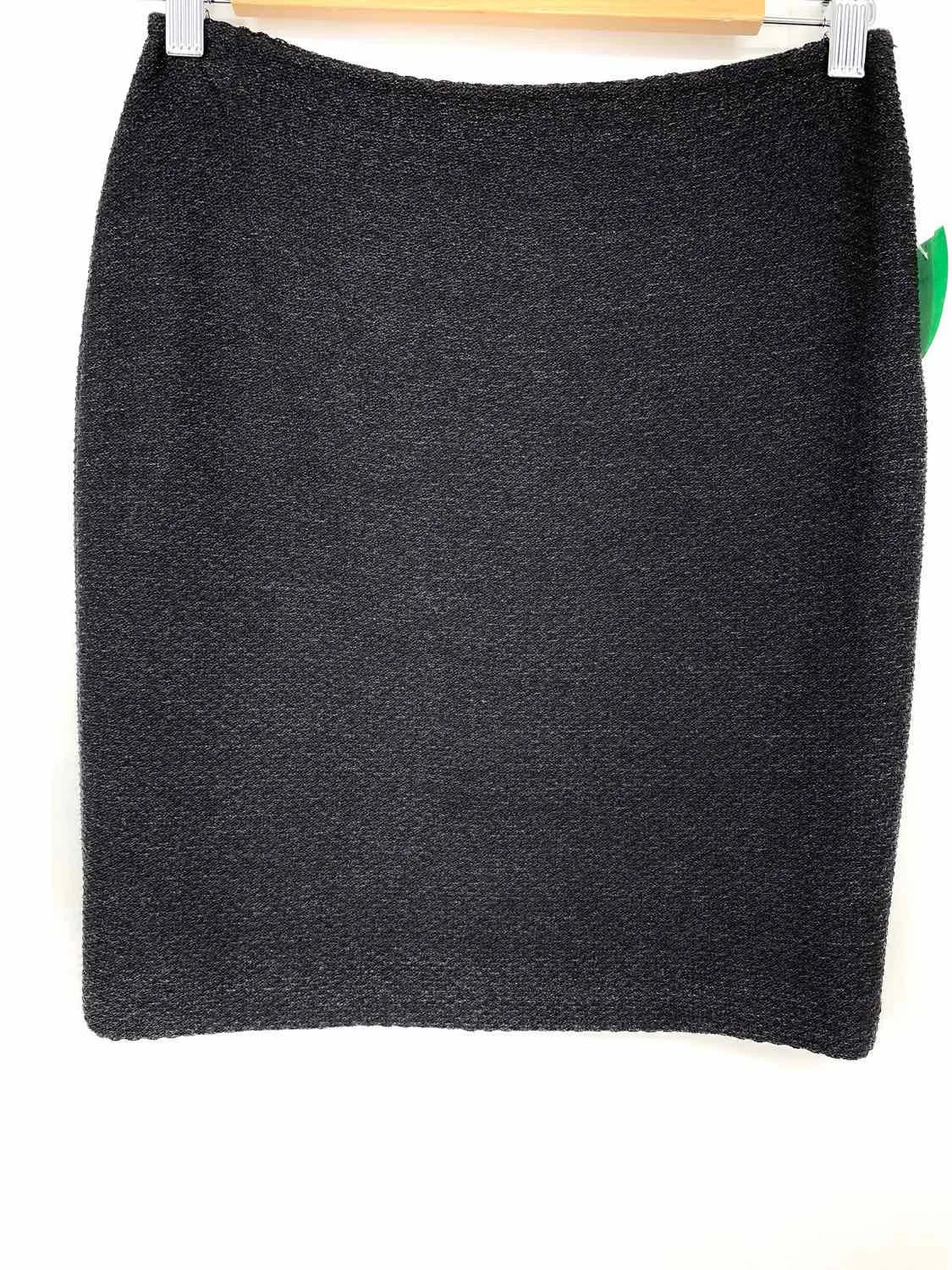 ST. JOHN Women's Charcoal pencil Santana Knit Size 2 Skirt