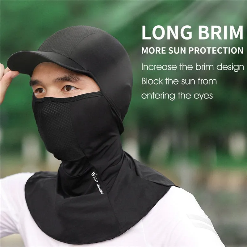 Summer Cycling Cap Anti-UV Sun Protection Sport Running Balaclava Men Women Bicycle Motorcycle Helmet Liner Bike Hat