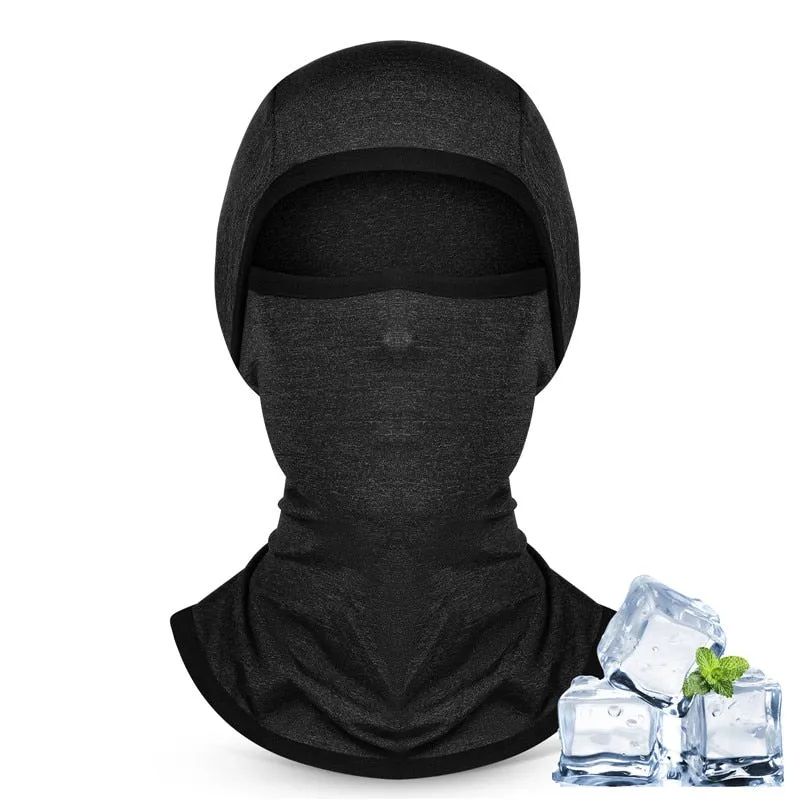 Summer Cycling Headgear Ice Silk Sunscreen Face Cover MTB Bike Balaclava Fishing Sport Bandana Anti-UV Men Women Bicycle Cap