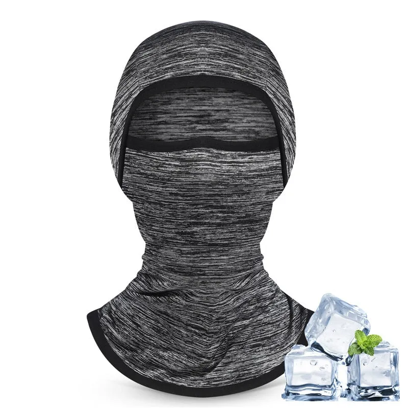 Summer Cycling Headgear Ice Silk Sunscreen Face Cover MTB Bike Balaclava Fishing Sport Bandana Anti-UV Men Women Bicycle Cap