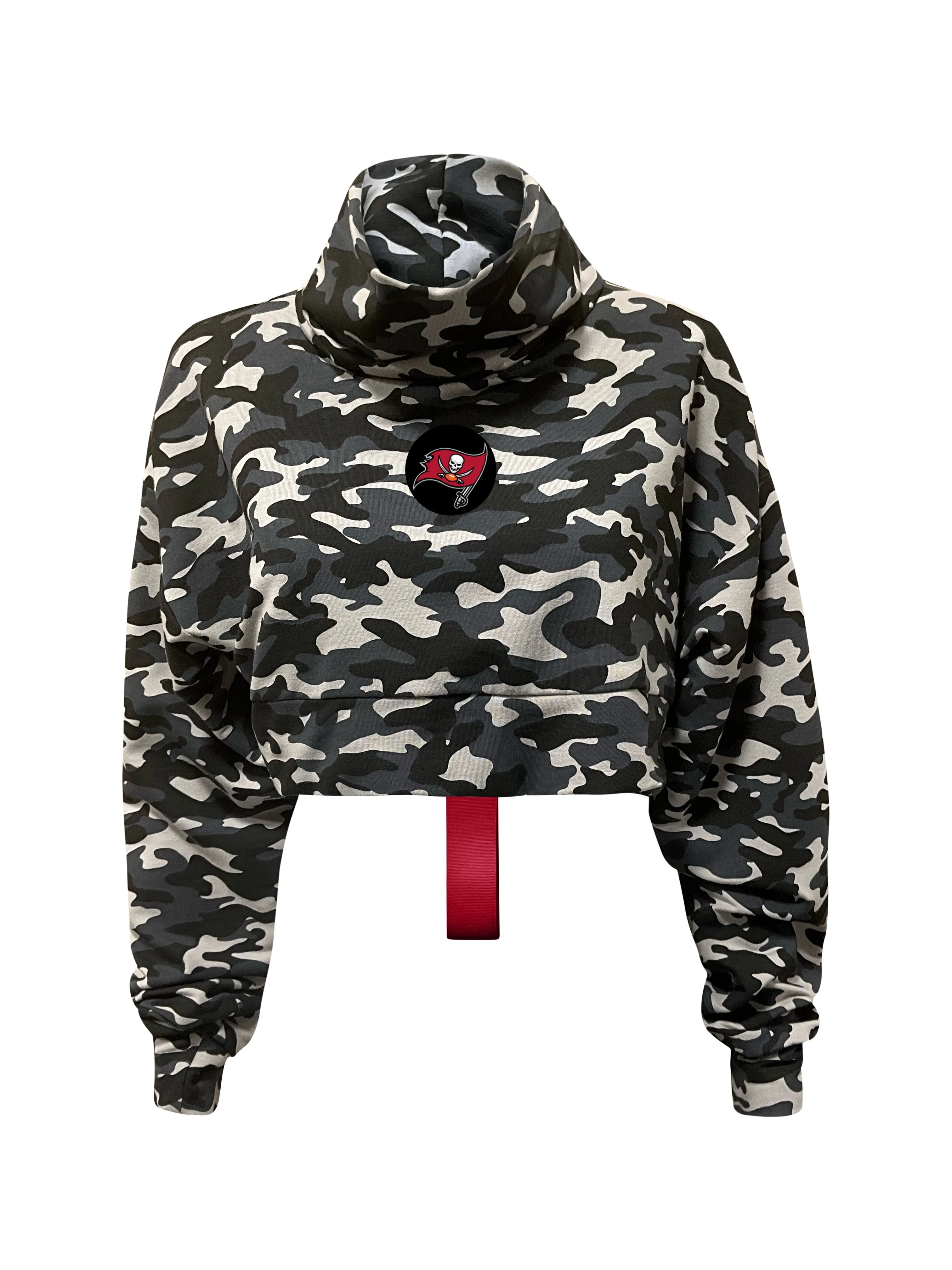 Tampa Bay Buccaneers Crop Camo Sweatshirt