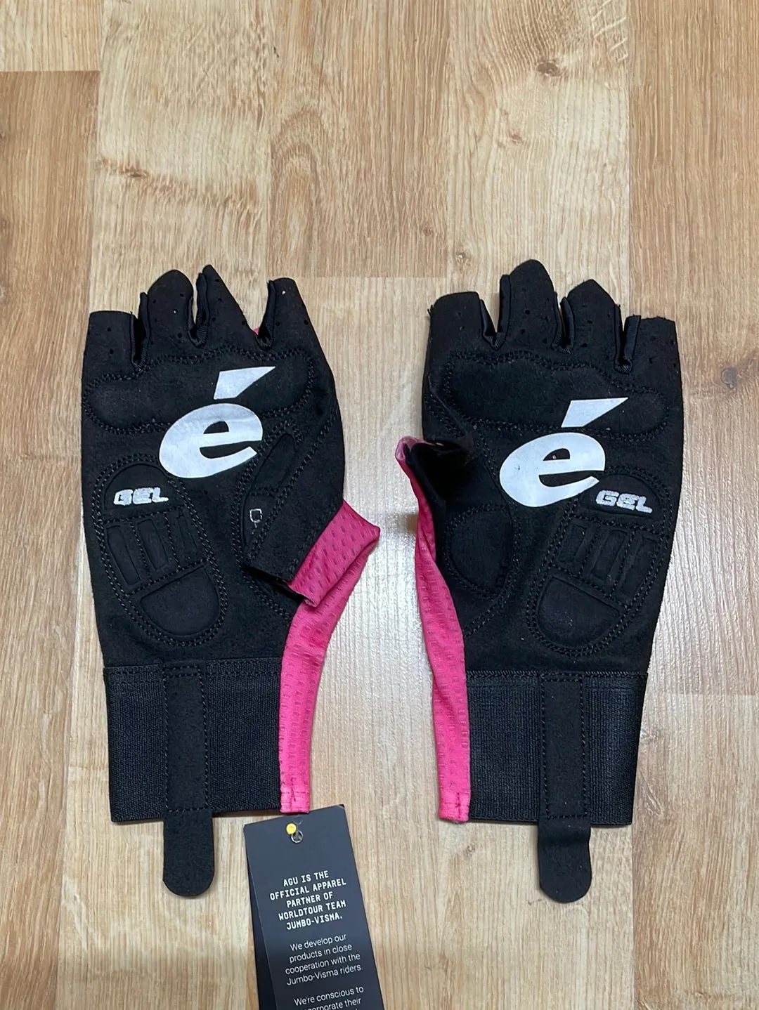 Team Jumbo Visma AGU Premium Race Gloves Pink