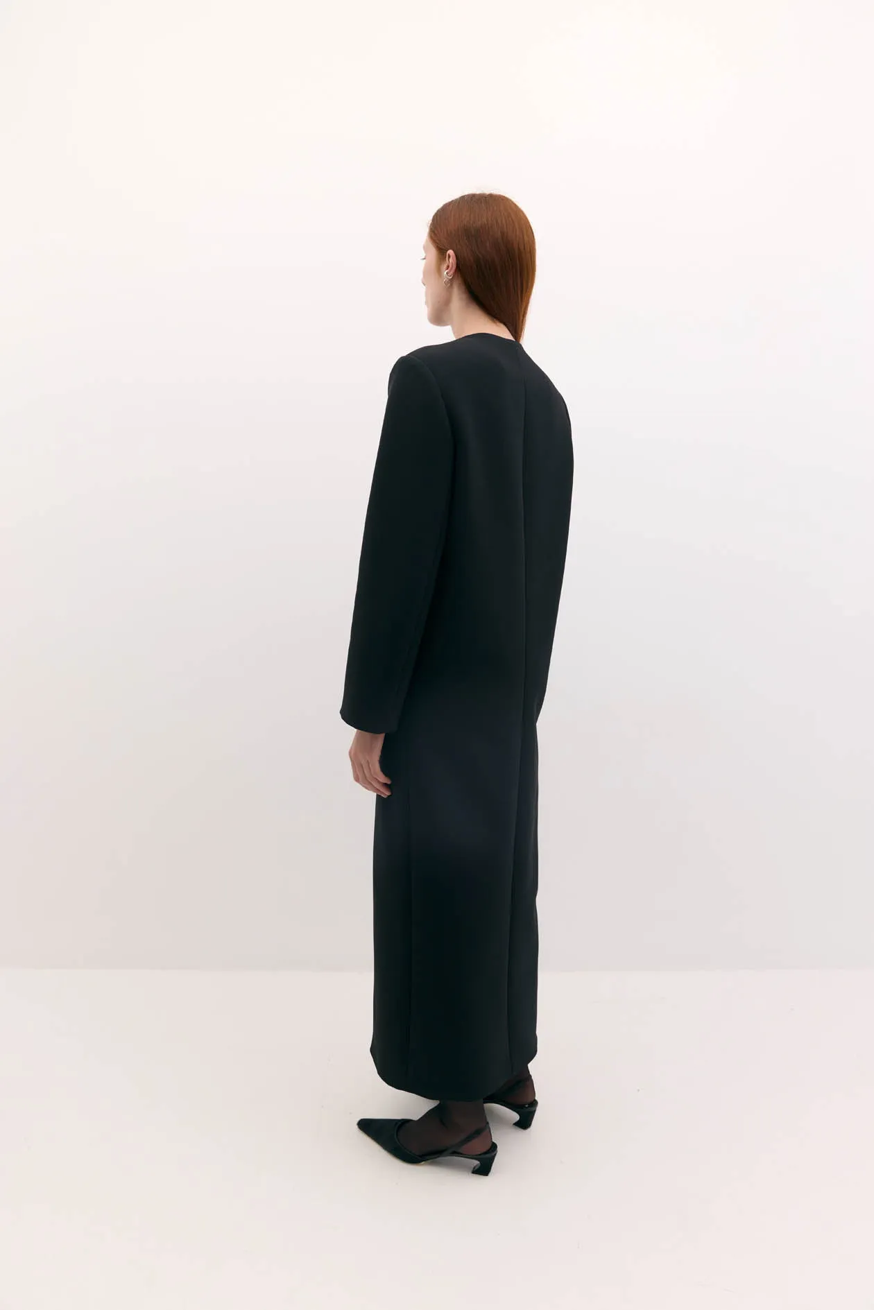 Tilmens Dress Coat: Black