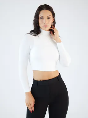 Turtleneck Long Sleeve Brami (Crop)