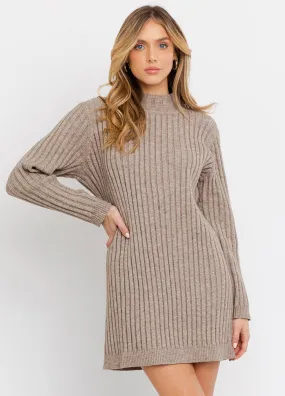 Turtleneck Sweater Dress