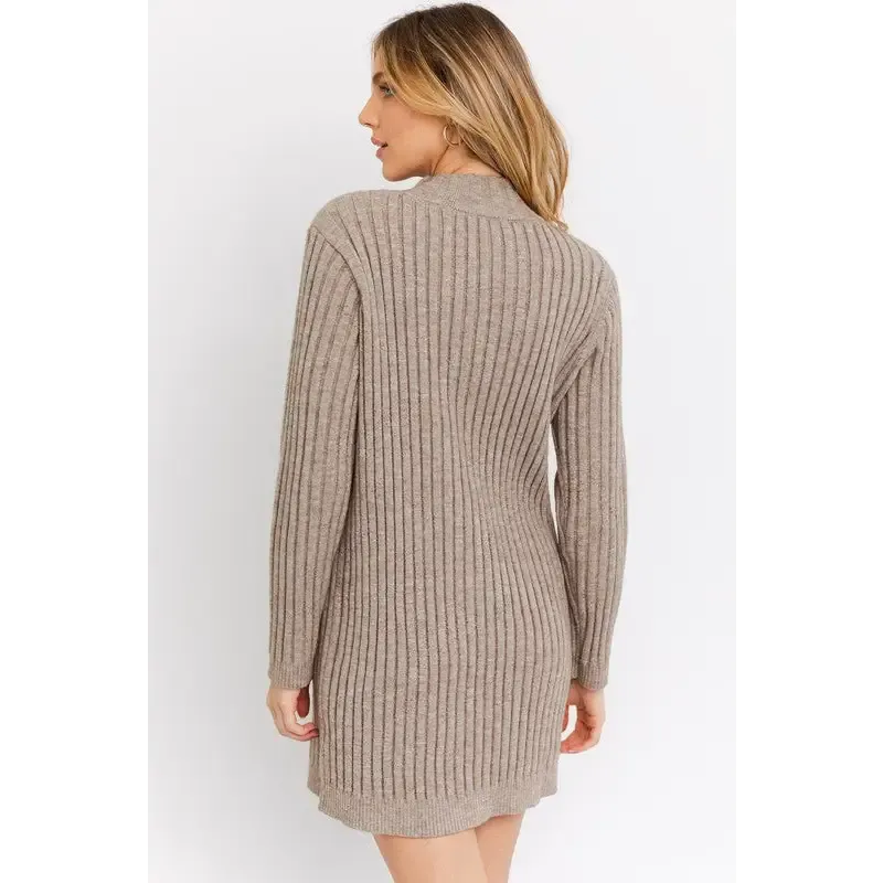 Turtleneck Sweater Dress