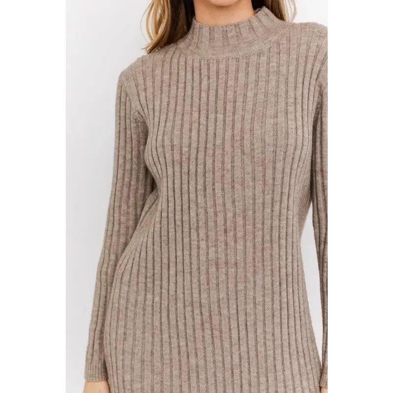 Turtleneck Sweater Dress