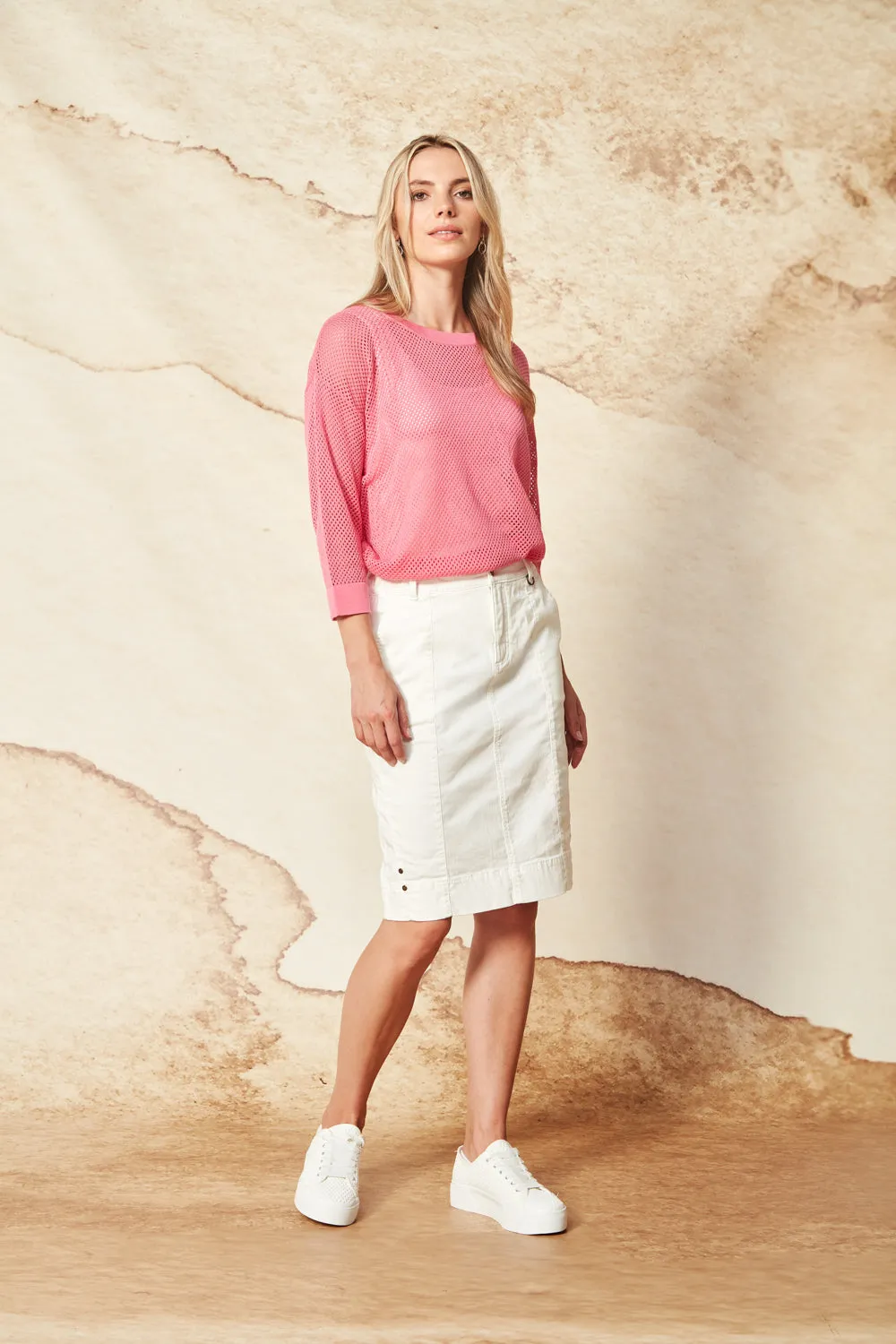 VERGE | RESERVE SKIRT - WHITE