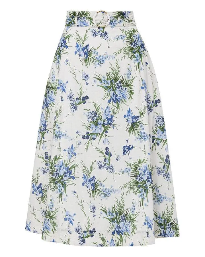 Veronica Beard Arwen Floral Skirt